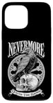 Coque pour iPhone 13 Pro Max Nevermore Quoth The Raven Gothic Edgar Allan Poe