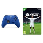 Xbox Manette Sans Fil Bleue - Shock Blue + EA SPORTS FC 25 Standard Edition One/Series X|S - Download Code