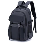 BAGZY Sac a Dos Voyage étanche pour Easyjet Avion Sac à Dos College Hommes Garçons avec Compartiment pour Ordinateur Portable 15,6 Pouces Pour Le Travail Scolaire Voyage D'affaires (Gris)