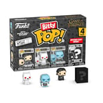 Funko Bitty Pop! Game of Thrones - Jon Snow 4pk and A Surprise Mystery Mini Figure - 0.9 Inch (2.2 Cm) - Collectable - Stackable Display Shelf Included - Gift Idea - Party Bags Stocking