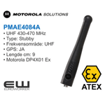 Antenne Motorola DP4X01 (UHF 430-433MHz) (PMAE4084A) (Atex)