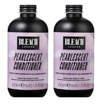 2 x BLEACH LONDON Pearlescent Conditioner 250ml