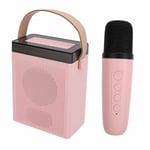 Portable Speaker With Wireless Microphone Set USB Rechargeable Large