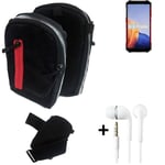  Holster / Shoulder + earphones for Ulefone Armor X9 Bag Extra Belt Case