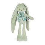 Kaloo - Lapinoo - Rabbit Doll - Baby’s Bi-Material Jersey & Knit Fabric Toy - 9.8"/25 cm - Acqua Colour - Ultra-Soft materials - Gift Box - K972202