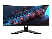 Gigabyte G34wqcp - Led-Skärm - Spel - Böjd - 34" - 3440 X 1440 Wqhd @ 180 Hz - Va - 350 Cd/M² - 4000:1 - Displayhdr 400 - 1 Ms - 2Xhdmi, 2Xdisplayport - Högtalare