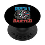 Oops I Darted Erreur du joueur de fléchettes ---- PopSockets PopGrip Adhésif