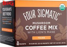 Organic  Mushroom  Coffee  by  Four  Sigmatic |  Arabica  Instant  Coffee  Singl