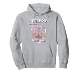 Queens Are Born in August Chess Pullover Hoodie