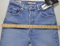 NEW LEVIS RIBCAGE STRAIGHT Haters gonna Hate JEANS W30 L29 size 12 high waist