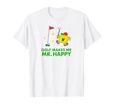 Mr. Men Little Miss Golf Makes Me Mr Happy T-Shirt