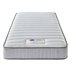 Silentnight Kids Sprung Mattress | Miracoil® Spring Support | Foam & Chemical Treatment Free | Hypoallergenic and Breathable | Small Double