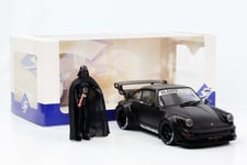 1:18 Porsche 911 964 Rwb Rauh-Welt " Darth-Vader " 2016 Noir Mat+Figurine Solido