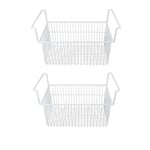 2 Pack Freezer Organizer Bins Chest Freezer Baskets With Handles Large