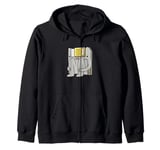 Floppy Disc Driver Computer Nerd Cute Floppy Disk Zip Hoodie