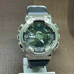 Casio G-Shock GM-110-1A Metal Covered Bezel Metallic Look Analog Digital Watch