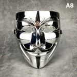 Vendetta Hacker Mask Anonym julfest present till vuxen K A8 one size