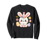 Cute Easter bunny wishes you a Happy Easter Sweatshirt