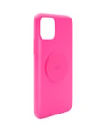 PURO Case for Iphone 11 Silicone Icon Series with Metal Plate, Fuschia