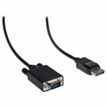 Glaxio DisplayPort to VGA cable (DisplayPort male to VGA male) 1m black