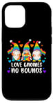 Coque pour iPhone 12/12 Pro Fierté LGBT, Nains de jardin, Couleurs arc-en-ciel