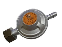 Régulateur de bouteille de gaz butane 37 mbar 1/2 connexion BSP – Compatible avec bouteille à vis Calor