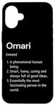 iPhone 16 Plus Omari Name Definition Funny Dictionary Case