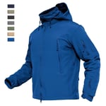 Men's Waterproof Warm Jackets Soft Shell Winter Multi-Pockets Hunting Work Coats