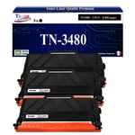 3 Toners compatibles Brother HL-L6250DN, HL-L6300DW, TN3480 Noir