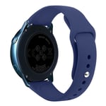 Samsung Galaxy Watch Active 20mm kestävä ranneke - Tummansininen Violetti