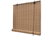 Brun bambus rullegardin 140x160 cm -