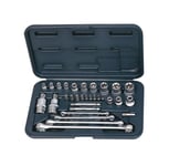 Coffret mâle/femelle TORX®, 1/4" - 3/8" - 1/2" - 31 pcsKS TOOLS 922.4302