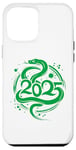 iPhone 12 Pro Max Happy Chinese New Year - Green Snake Symbol New Year 2025 Case