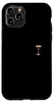 Coque pour iPhone 11 Pro Verre à expresso Martini minimaliste élégance de poche