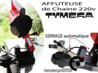 AFFUTEUSE de chaine Tronconneuse TYMEKA serrage automatique FACILE d'utilisation