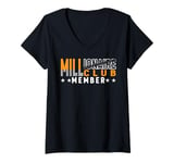 Womens Millionaire Club Member | ---- V-Neck T-Shirt