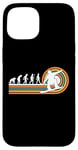 Coque pour iPhone 15 Retro Snowboard Evolution Bottes de Snowboard Sports Lovers