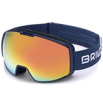 Briko KILI FREE FIGHTER 7.6 OTG, DES LUNETTES DE PROTECTION mixte adulte, Blue Cloud Burst - Y, Taglia unica -