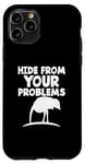 Coque pour iPhone 11 Pro Tête d'autruche dans le sable - Animal amusant pour cacher vos problèmes