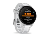 Garmin Forerunner 165 Music - Disgrå - Sportsur Med Bånd - Silikon - Hvitstein - Håndleddstørrelse: 126-203 Mm - Display 1.2" - 4 Gb - Bluetooth, Ant+ - 39 G