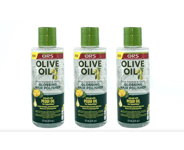 ORS Olive Oil Frizz Control & Shine Glossing Hair Polisher 6oz 177ml - Pack of 3