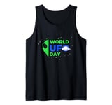 World UFO Day Matching Outfits July 2nd Alien Awareness Day Tank Top