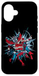 Coque pour iPhone 16 Marvel Comics Falcon Hawkeye Black Widow Spider-Man