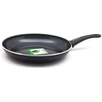 GreenChef Diamond Healthy Ceramic Non-Stick 20 cm Frying Pan Skillet, PFAS-Free, Induction, Black