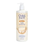 Childs Farm OatDerma Body Moisturiser, Fragrance Free, Soothing Hydration, Sensitive Skin, Emollient, Baby, Kids, 500ml