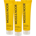 Moss & Noor After Workout Shower Gel Fresh Grapefruit 3 pack - 450 ml