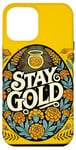 Coque pour iPhone 14 Plus Stay Gold Illustration Souci et verge d'or