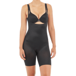 Spanx Thinstincts® 2.0 Open-Bust Mid-Thigh Bodysuit Svart