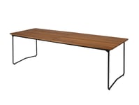 Grythyttan Stålmöbler Bord B31 Teak/svart 230 x 92 cm