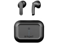 Ryght Mino On Ear Headset Bluetooth® Stereo Sort Mikrofon-Støjreduktion Batteriladevisning, Headset, Ladeetui, Touch-Styring